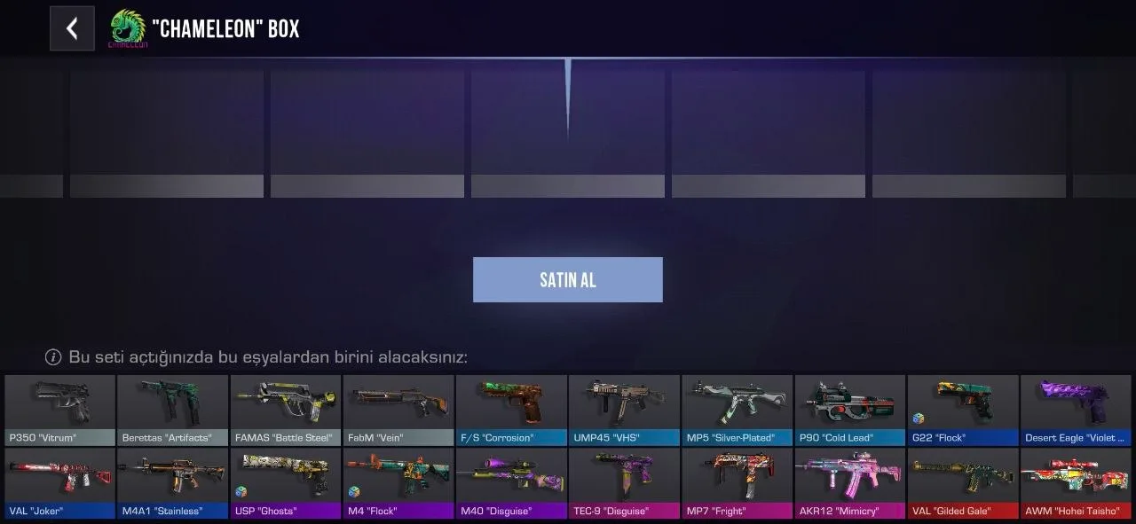"Chameleon" Box