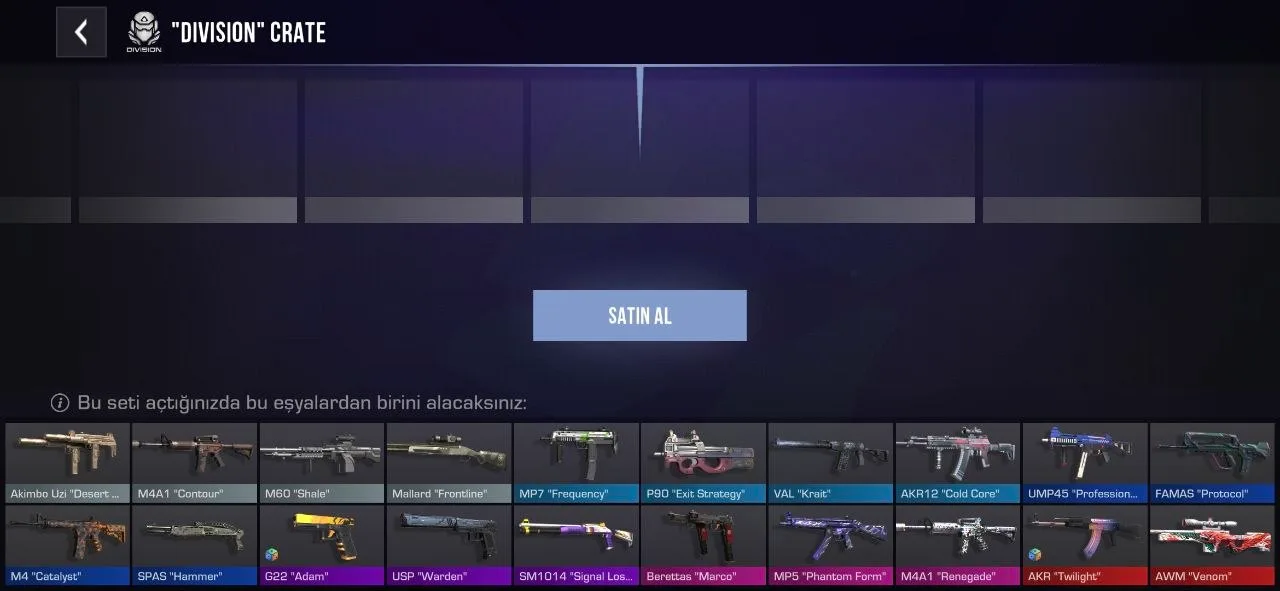 "Division" Crate