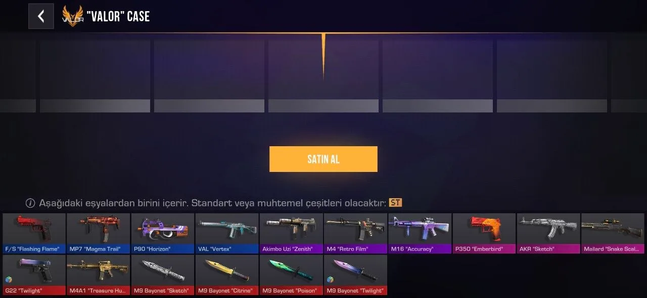 "Valor" Case